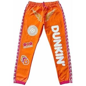 Original genuine Dunkin’ donuts track pants from superbowl dunkings